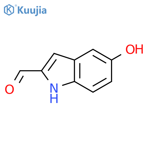 6-hydroxy-1H-indole-2-carbaldehyde structure