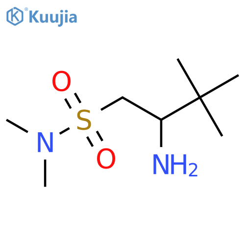 2-Amino-n,n,3,3-tetramethylbutane-1-sulfonamide structure