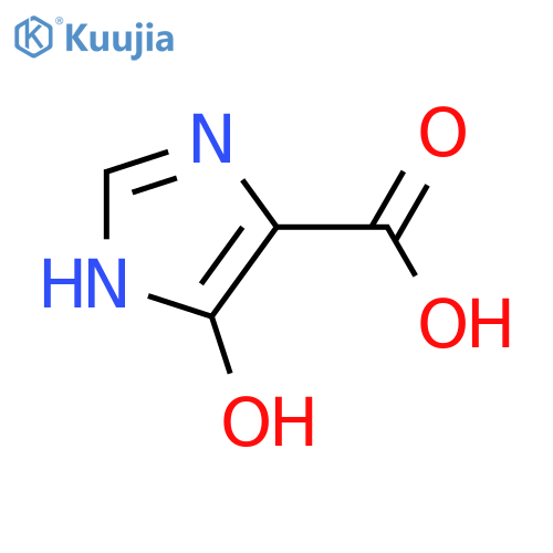 4-hydroxy-1H-imidazole-5-carboxylic acid structure