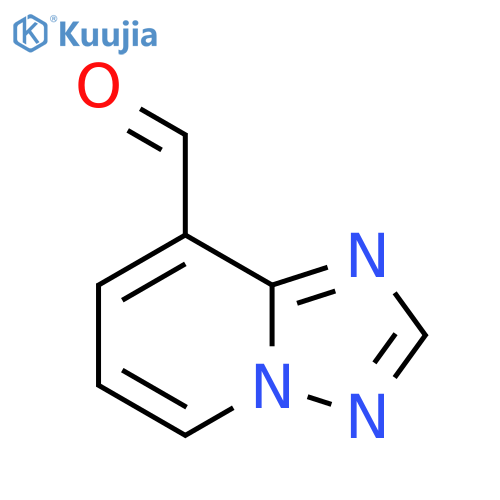 1,2,4triazolo1,5-apyridine-8-carbaldehyde structure