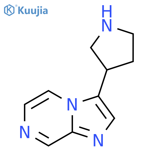 3-{imidazo1,2-apyrazin-3-yl}pyrrolidine structure