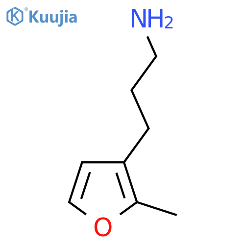 3-(2-methylfuran-3-yl)propan-1-amine structure