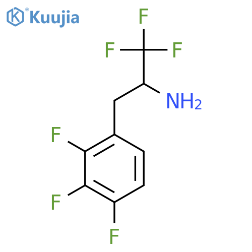 1,1,1-trifluoro-3-(2,3,4-trifluorophenyl)propan-2-amine structure