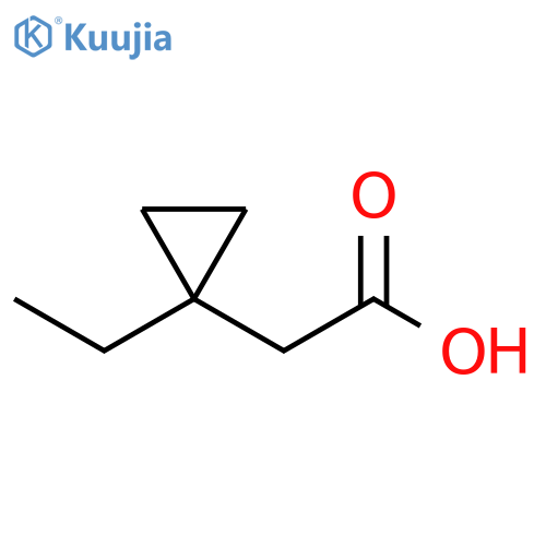 2-(1-ethylcyclopropyl)acetic acid structure