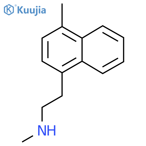 methyl2-(4-methylnaphthalen-1-yl)ethylamine structure