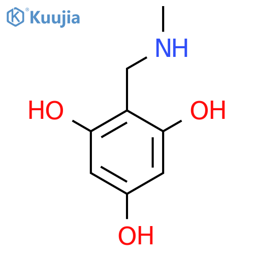 2-(methylamino)methylbenzene-1,3,5-triol structure