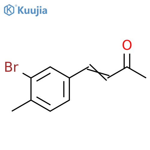 4-(3-bromo-4-methylphenyl)but-3-en-2-one structure