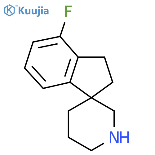 4-Fluoro-2,3-dihydrospiro[indene-1,3'-piperidine] structure