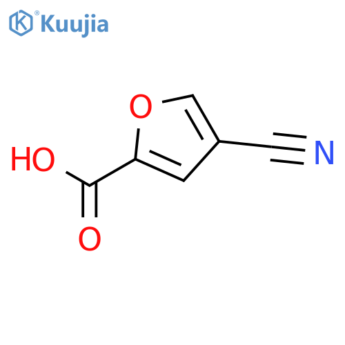 4-Cyanofuran-2-carboxylic acid structure