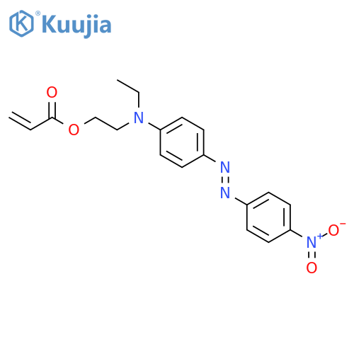 2-Propenoic acid,2-[ethyl[4-[2-(4-nitrophenyl)diazenyl]phenyl]amino]ethyl ester structure