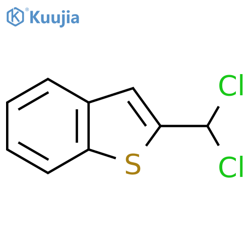Benzo[b]thiophene, 2-(dichloromethyl)- structure