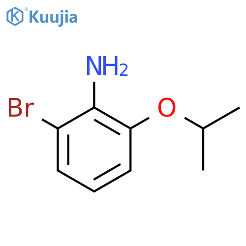 2-Bromo-6-(propan-2-yloxy)aniline structure