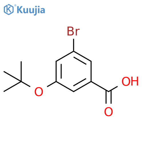 3-bromo-5-(tert-butoxy)benzoic acid structure