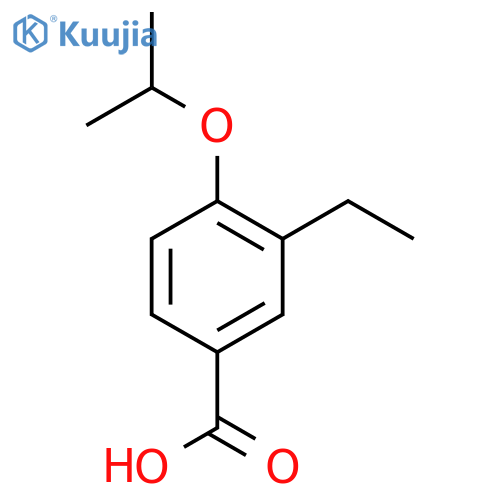 3-Ethyl-4-isopropoxybenzoic acid structure