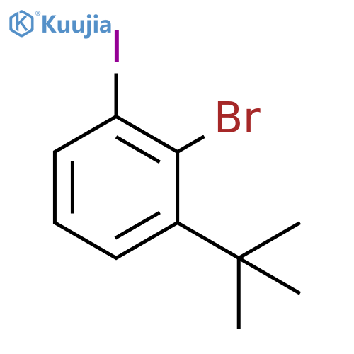 Benzene, 2-bromo-1-(1,1-dimethylethyl)-3-iodo- structure