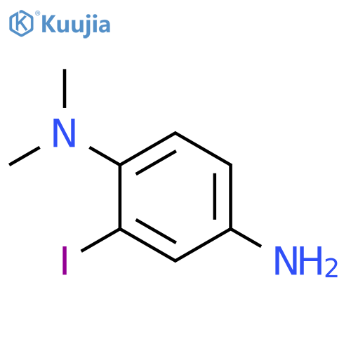 1,4-Benzenediamine, 2-iodo-N1,N1-dimethyl- structure