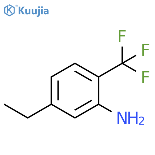 5-ethyl-2-(trifluoromethyl)aniline structure