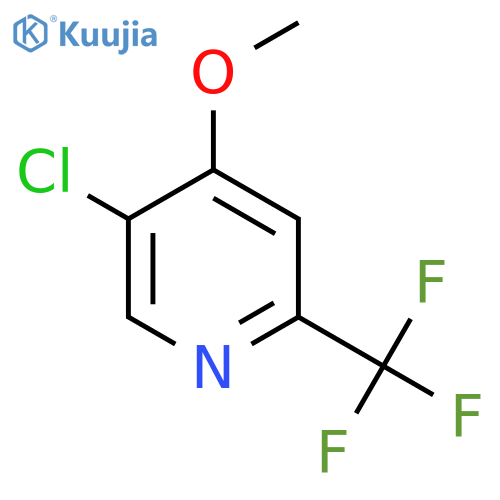 5-Chloro-4-methoxy-2-(trifluoromethyl)pyridine structure