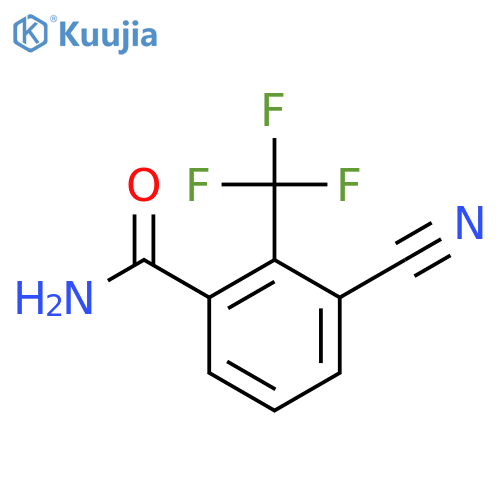 3-Cyano-2-(trifluoromethyl)benzamide structure