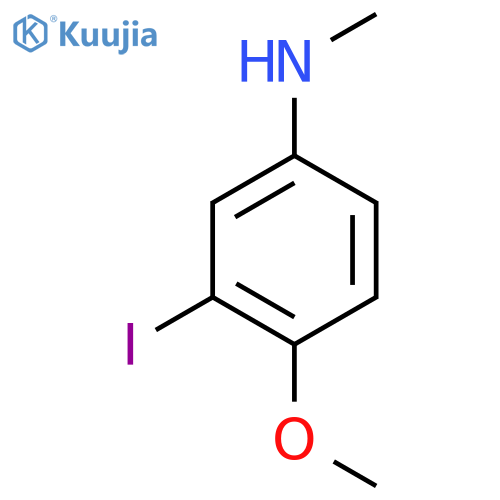 3-iodo-4-methoxy-N-methylaniline structure