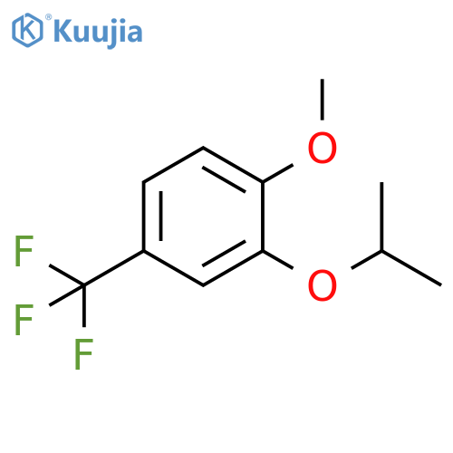 2-Isopropoxy-1-methoxy-4-(trifluoromethyl)benzene structure