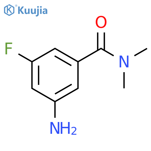 3-Amino-5-fluoro-N,N-dimethylbenzamide structure