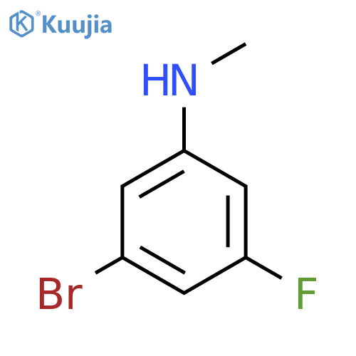 3-Bromo-5-fluoro-N-methylaniline structure