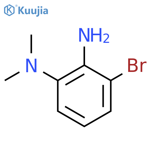 3-Bromo-N1,N1-dimethylbenzene-1,2-diamine structure