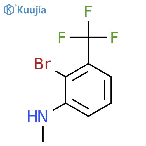 2-bromo-N-methyl-3-(trifluoromethyl)aniline structure