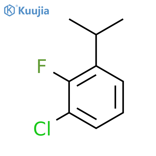 1-Chloro-2-fluoro-3-isopropylbenzene structure