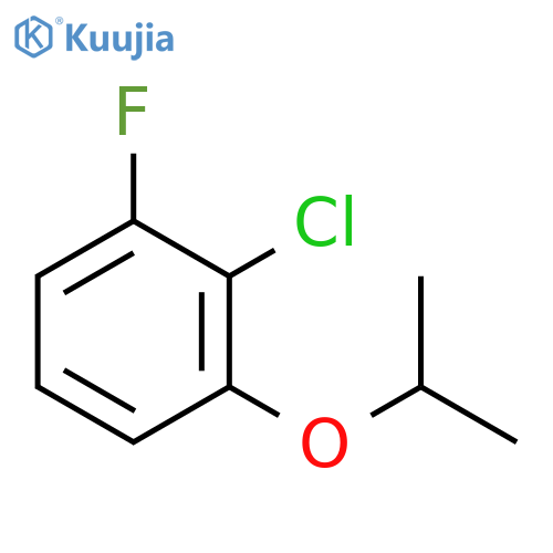 Benzene, 2-chloro-1-fluoro-3-(1-methylethoxy)- structure