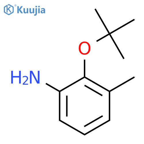 2-(tert-Butoxy)-3-methylaniline structure