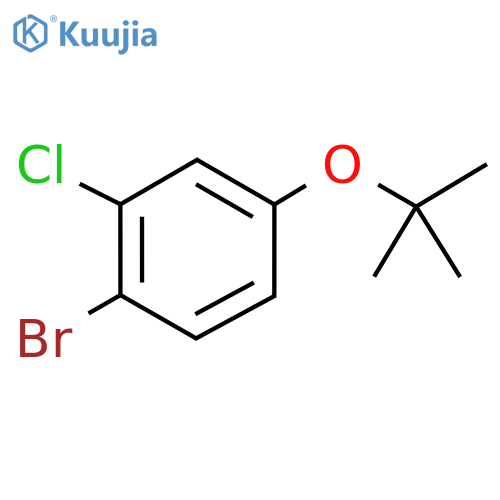 1-bromo-4-(tert-butoxy)-2-chlorobenzene structure
