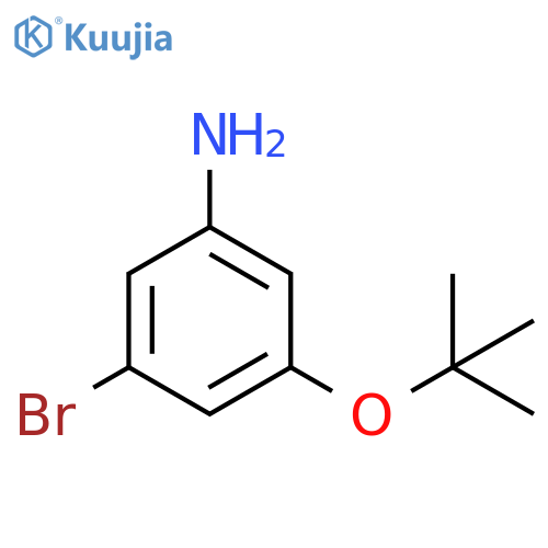 3-bromo-5-(tert-butoxy)aniline structure