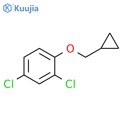 2,4-dichloro-1-(cyclopropylmethoxy)benzene structure
