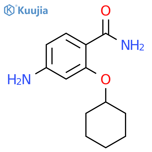 4-Amino-2-(cyclohexyloxy)benzamide structure