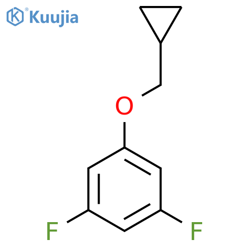 1-(Cyclopropylmethoxy)-3,5-difluorobenzene structure