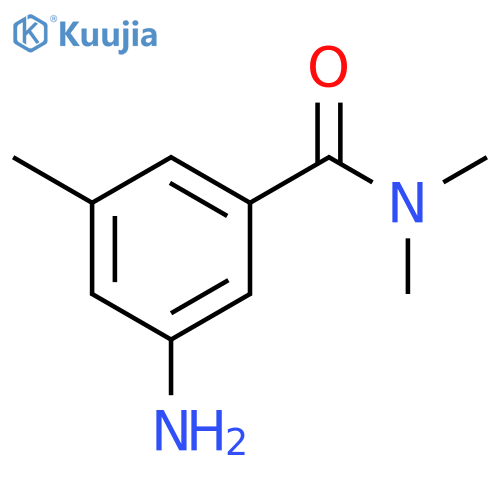3-amino-N,N,5-trimethylbenzamide structure