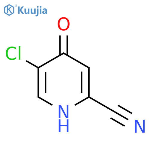 5-Chloro-4-hydroxypicolinonitrile structure