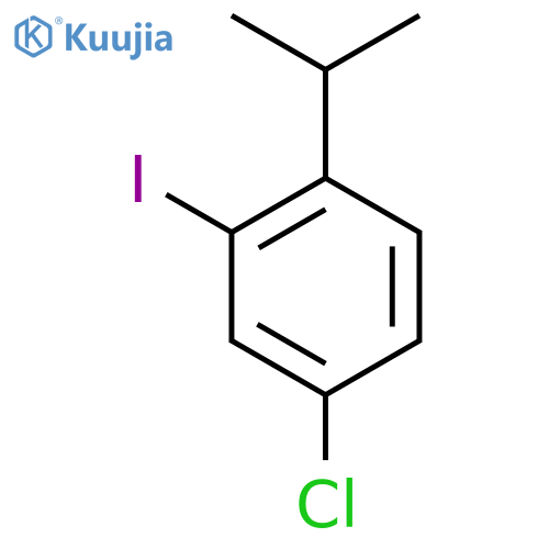 4-Chloro-2-iodo-1-isopropylbenzene structure