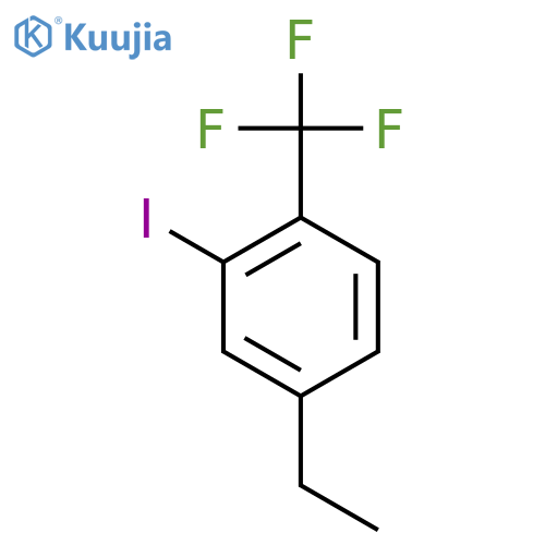 4-Ethyl-2-iodo-1-(trifluoromethyl)benzene structure