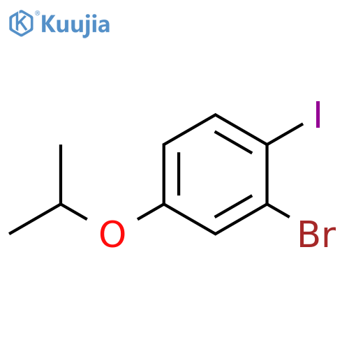2-bromo-1-iodo-4-propan-2-yloxybenzene structure