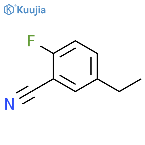 5-ethyl-2-fluorobenzonitrile structure