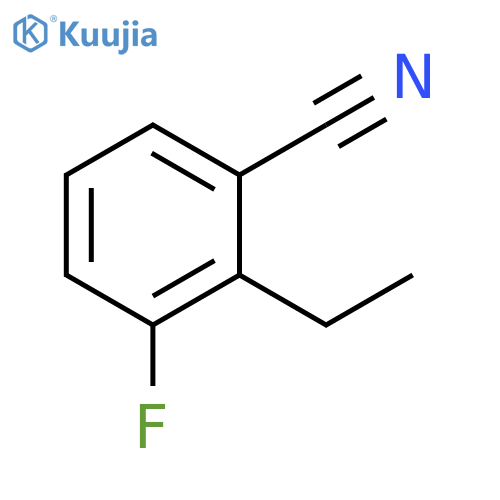 Benzonitrile, 2-ethyl-3-fluoro- structure