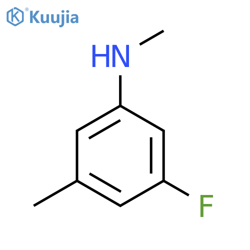 3-fluoro-N,5-dimethylaniline structure