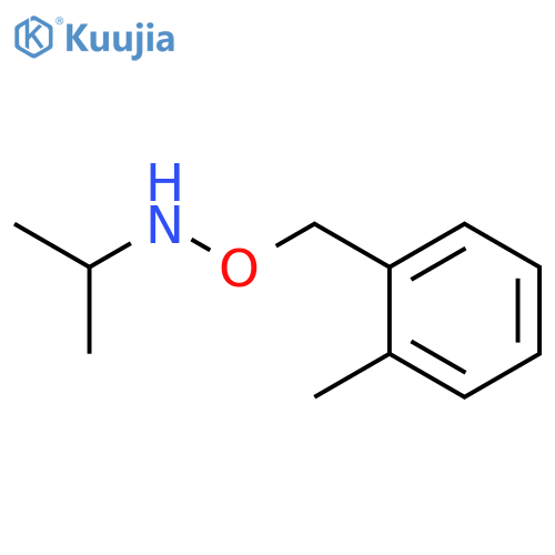 2-Propanamine, N-[(2-methylphenyl)methoxy]- structure