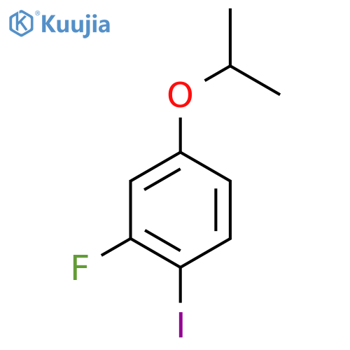 2-Fluoro-1-iodo-4-isopropoxybenZene structure