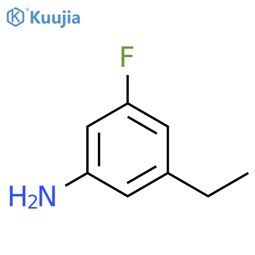 3-ethyl-5-fluoroaniline structure