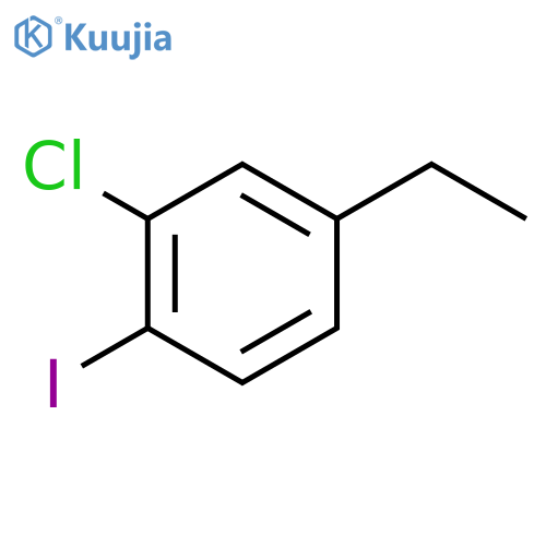 Benzene, 2-chloro-4-ethyl-1-iodo- structure