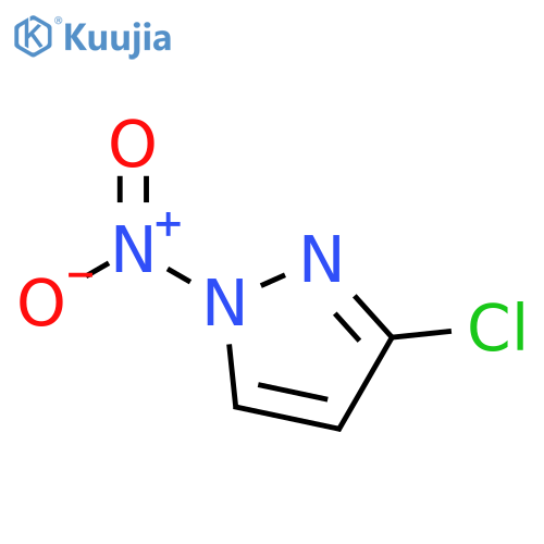 1H-Pyrazole, 3-chloro-1-nitro- structure